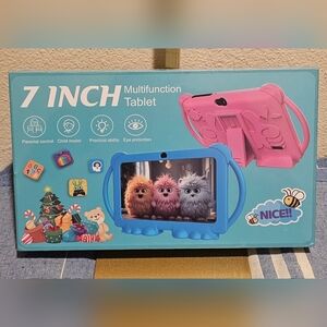 Multifunction Tablet for Kids - Blue and Pink